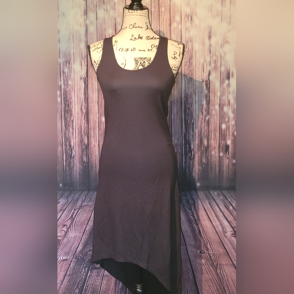 Michael Kors - XS - Black Asymmetrical Fitted Maxi Dress - GUC